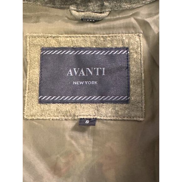 Avanti Embriodered Suede Leather Shacket - Picture 2 of 10